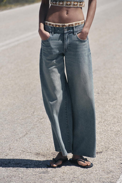 Jeans Loose Fit Crochet