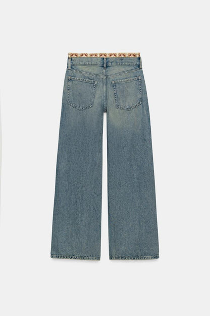 Jeans Loose Fit Crochet