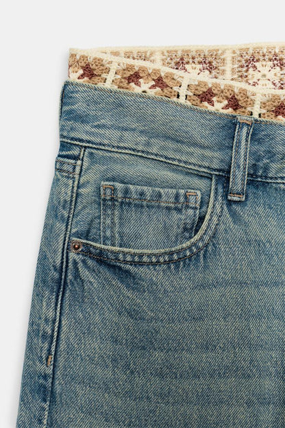 Jeans Loose Fit Crochet